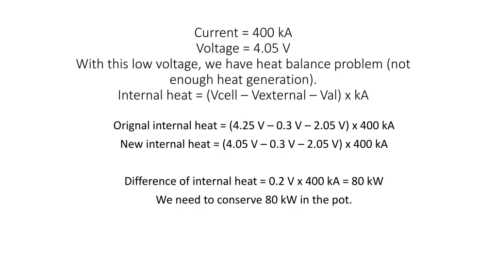 current 400 ka voltage 4 05 v