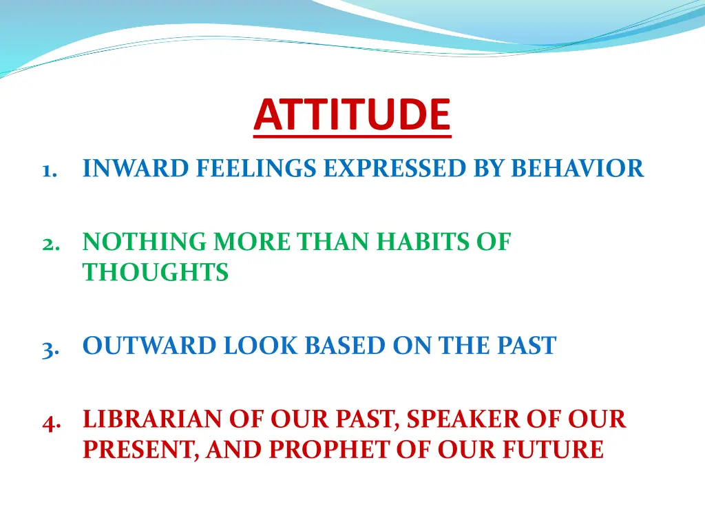 attitude