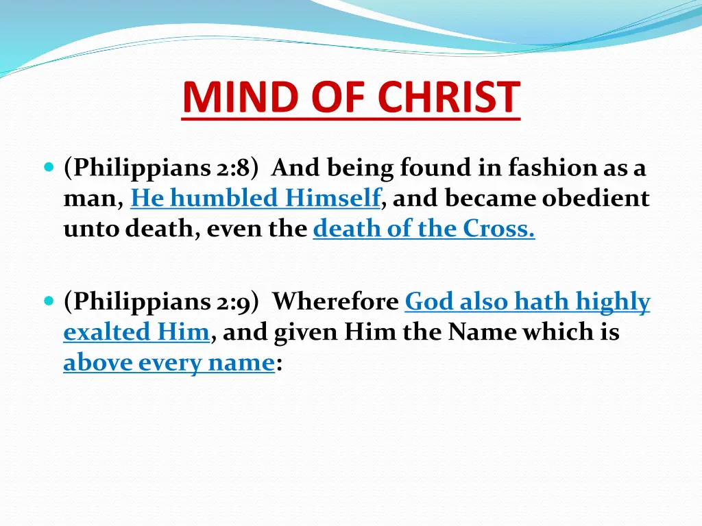 mind of christ 1