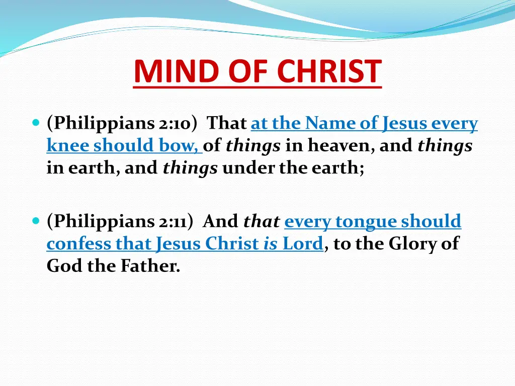 mind of christ 2