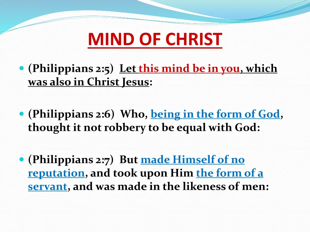 mind of christ