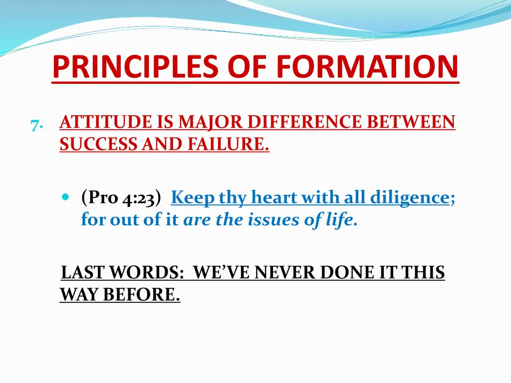 principles of formation 6