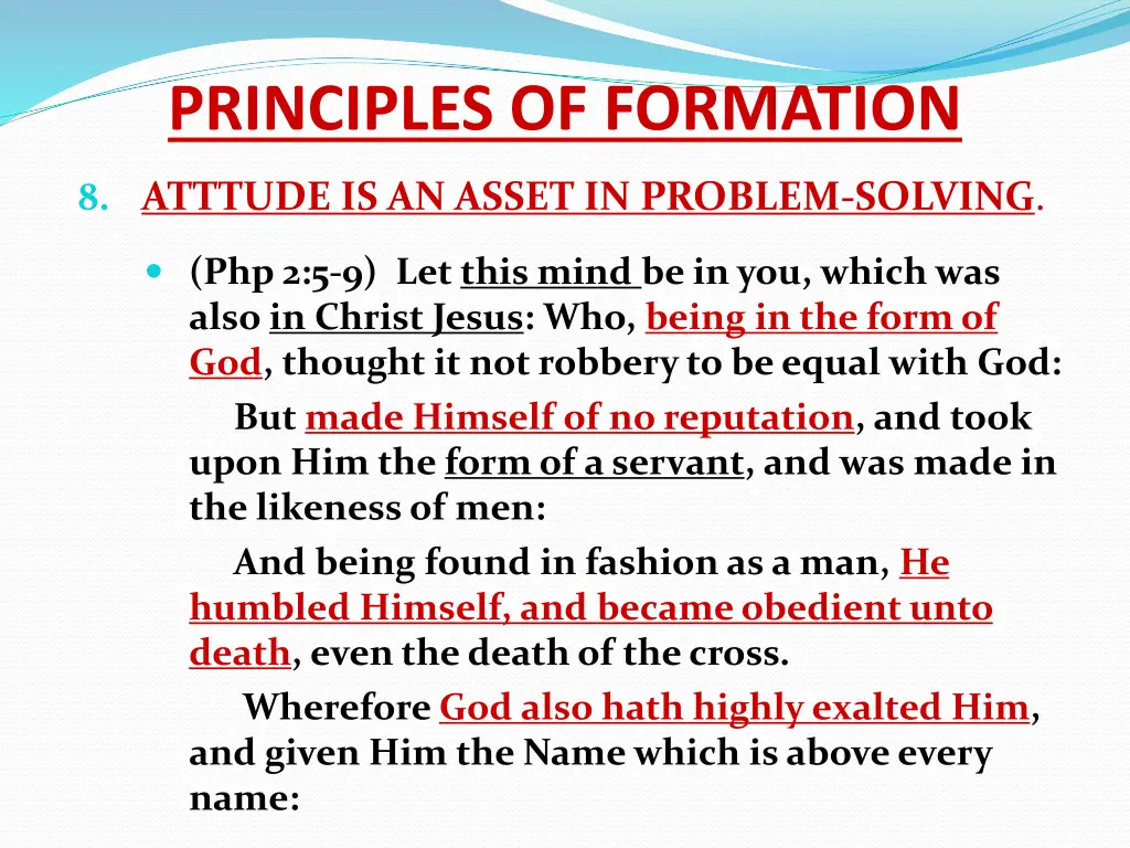 principles of formation 7