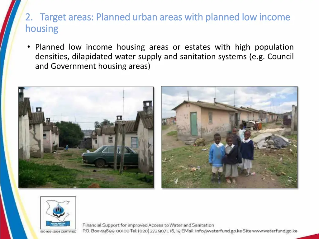 2 target areas planned urban areas with planned