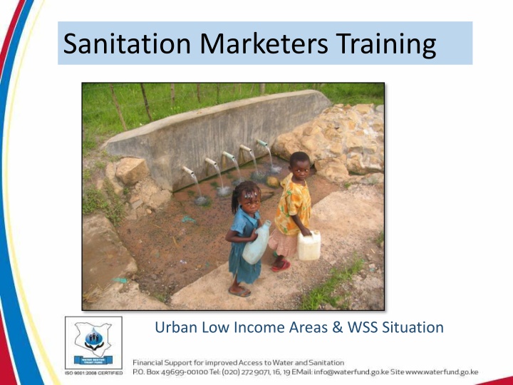 sanitation marketers training