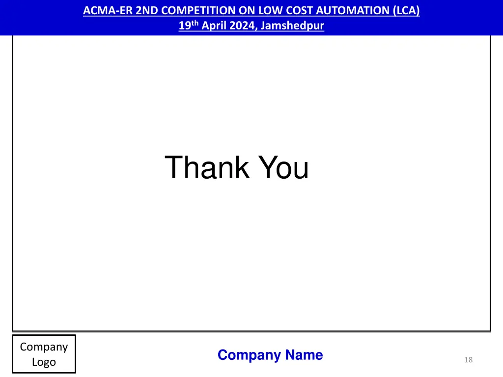 acma er 2nd competition on low cost automation 17