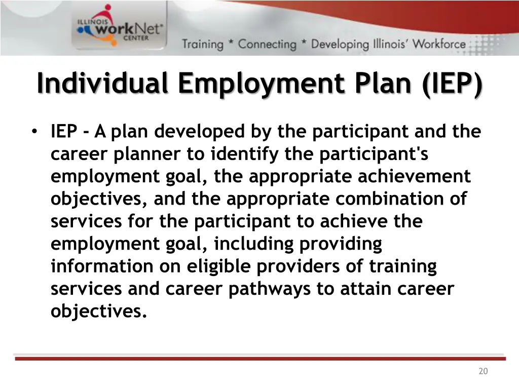 individual employment plan iep