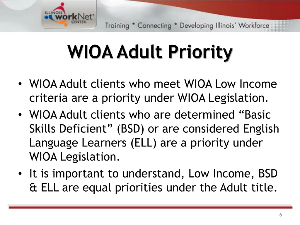 wioa adult priority