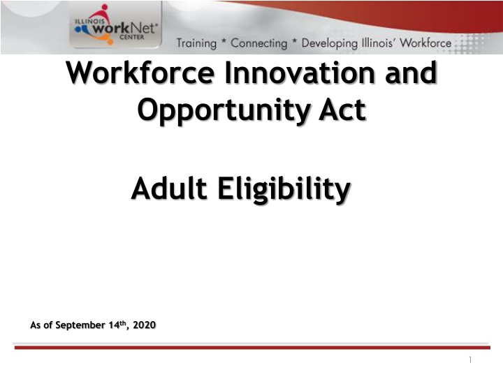 workforce innovation and opportunity act