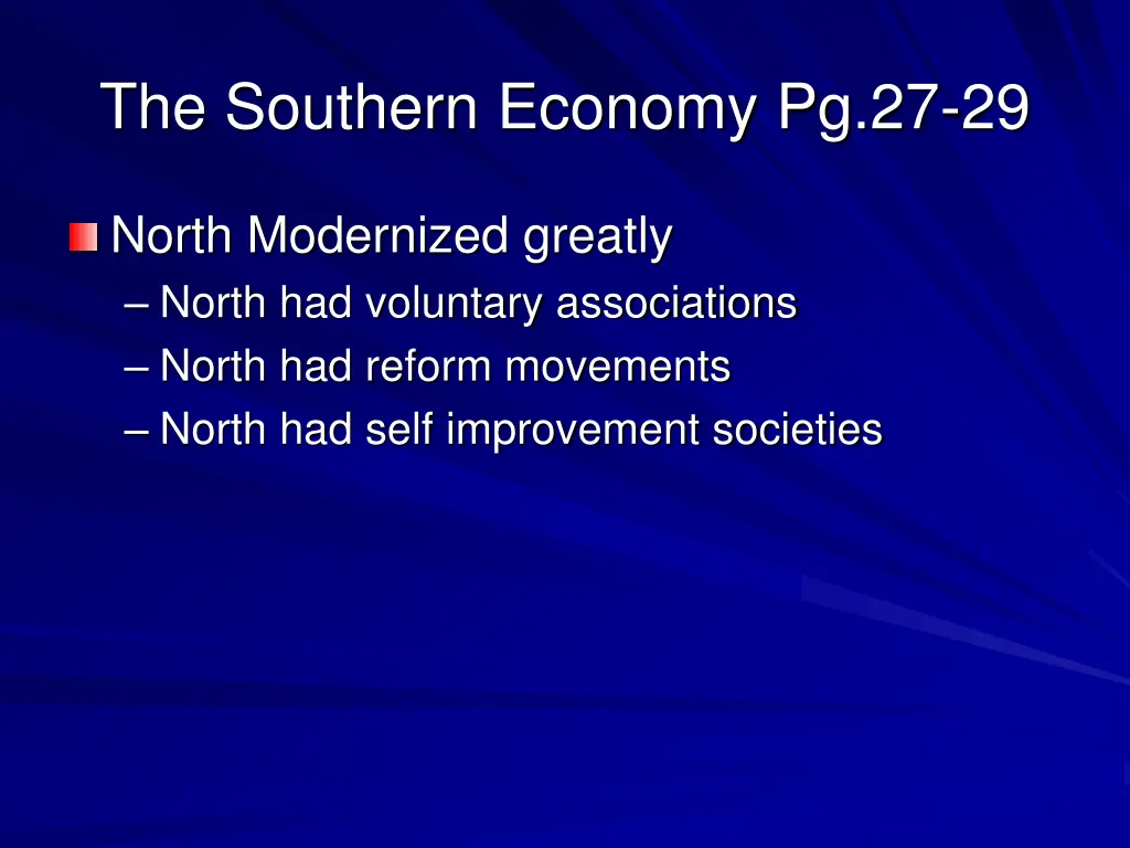 the southern economy pg 27 29 1