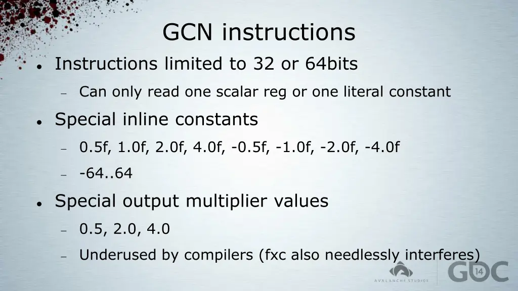 gcn instructions