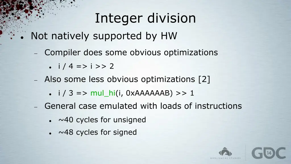 integer division