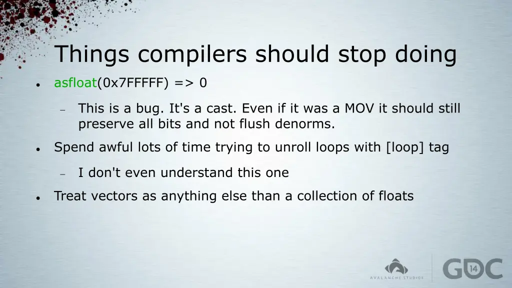 things compilers should stop doing 1