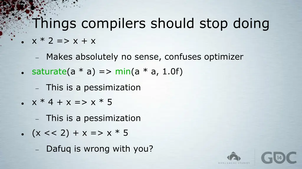 things compilers should stop doing