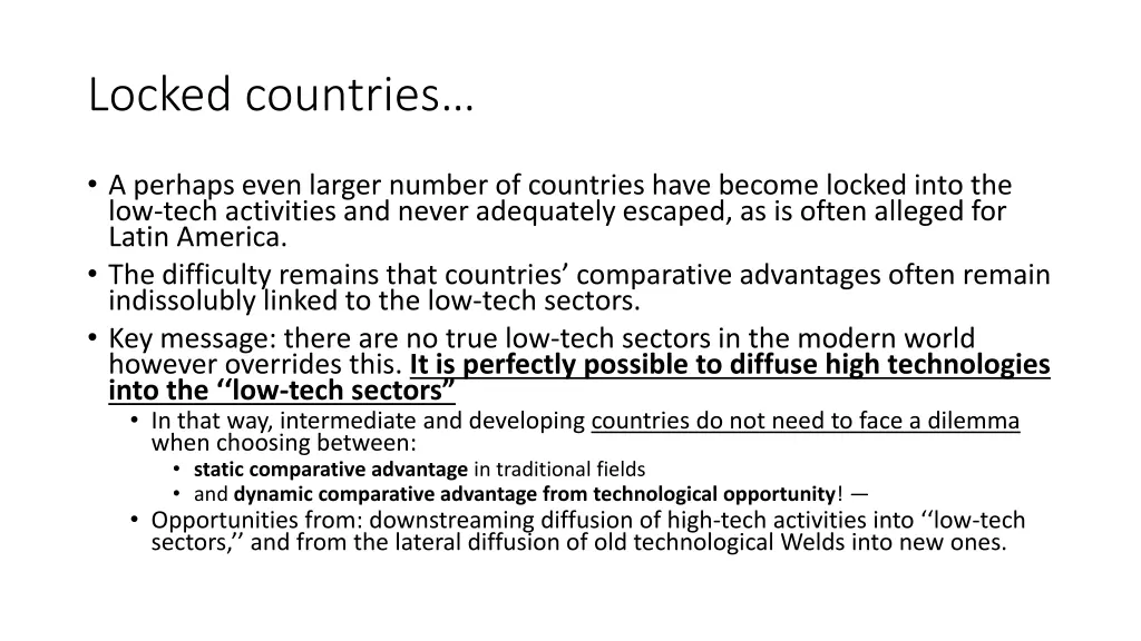 locked countries