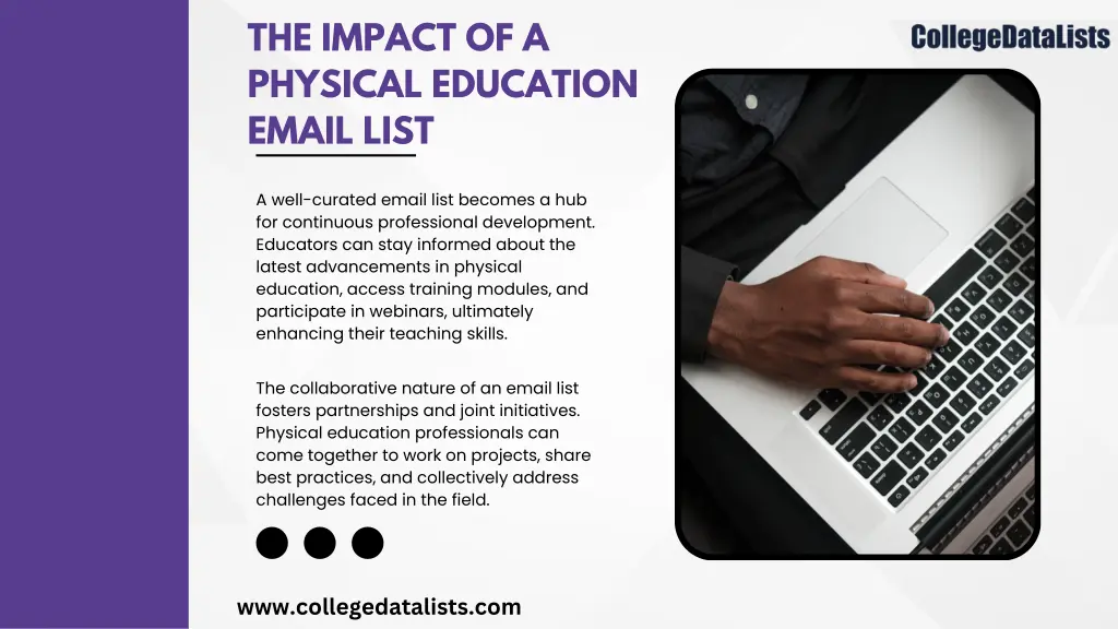 the impact of a physical education email list