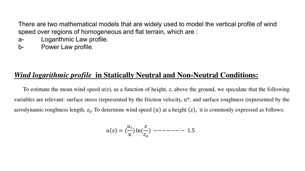 there are two mathematical models that are widely