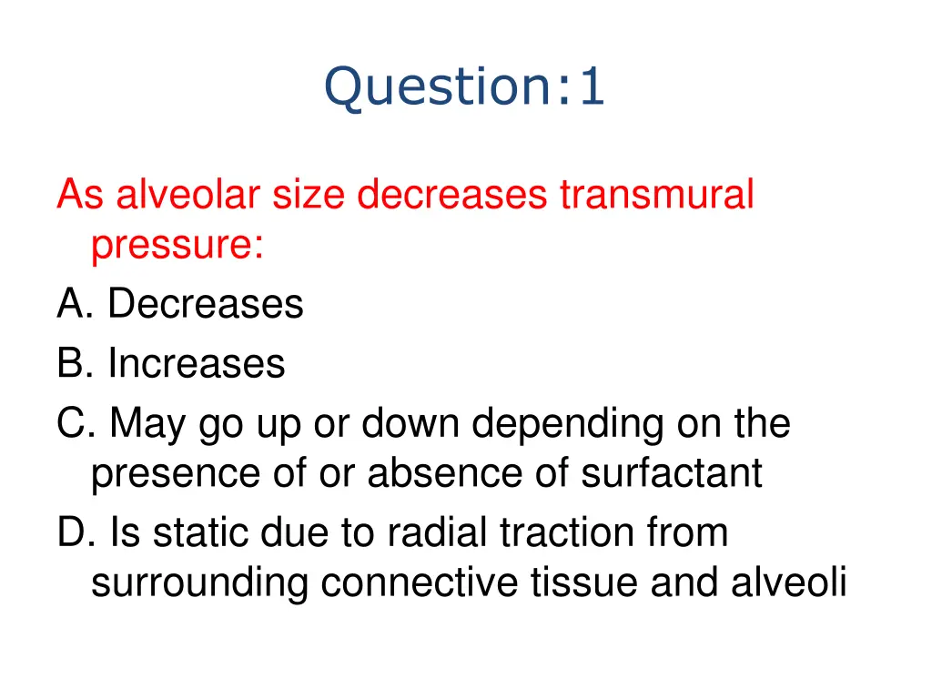 question 1