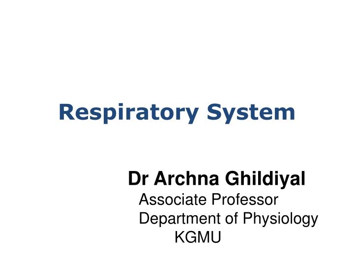 respiratory system