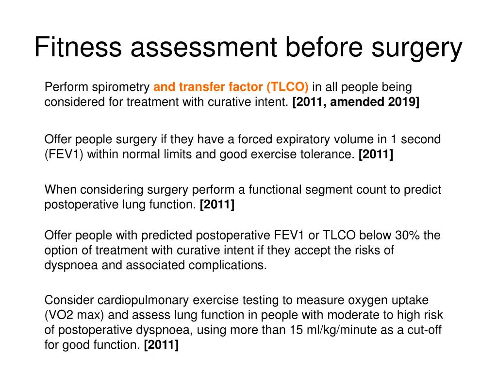 fitness assessment before surgery