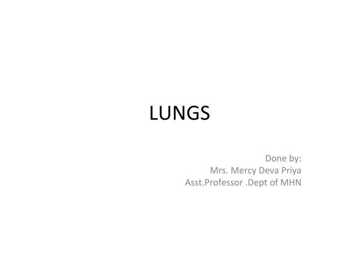 lungs