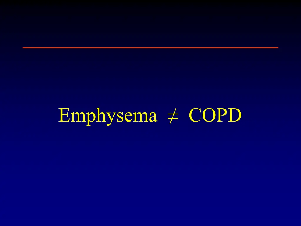 emphysema copd