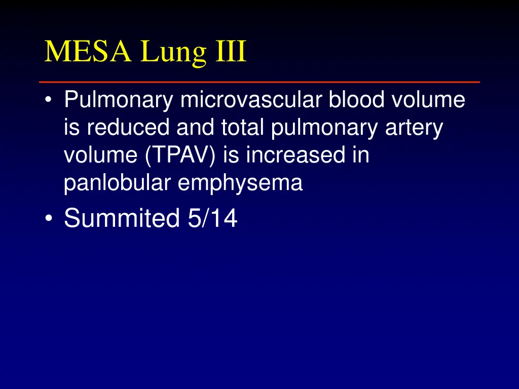 mesa lung iii