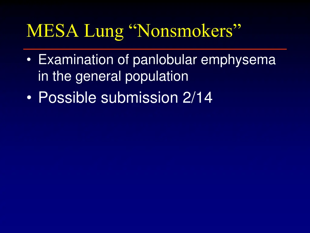 mesa lung nonsmokers