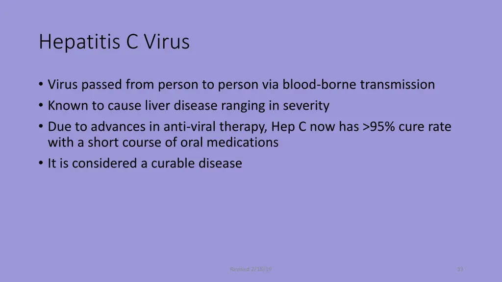 hepatitis c virus