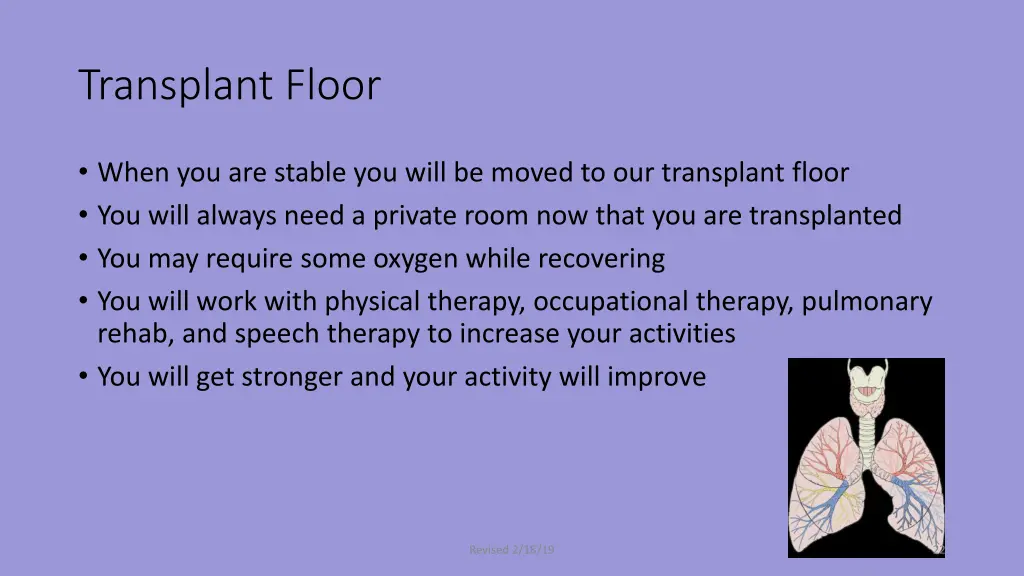 transplant floor