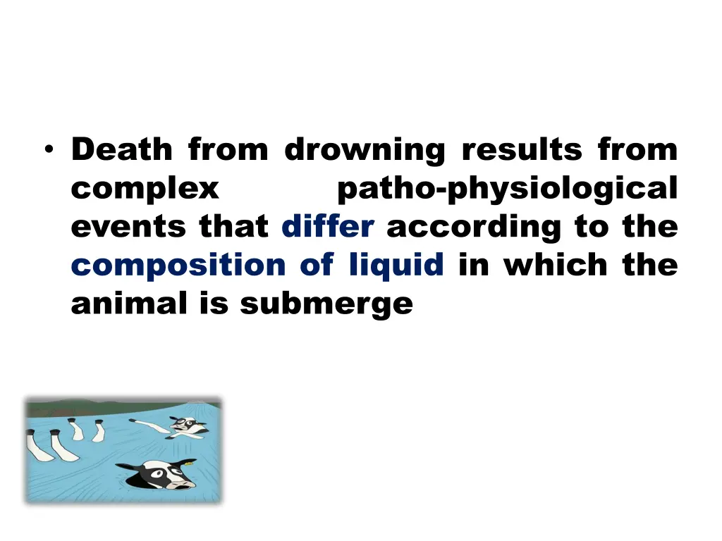 death from drowning results from complex patho