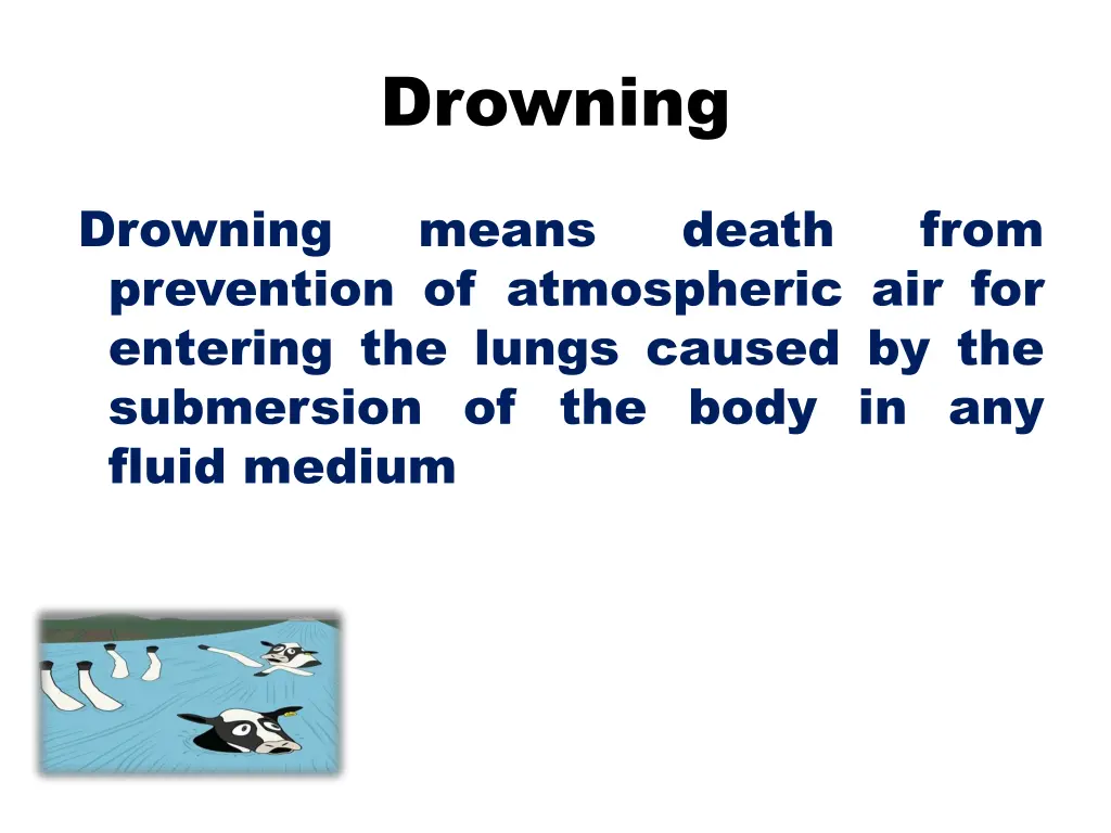 drowning