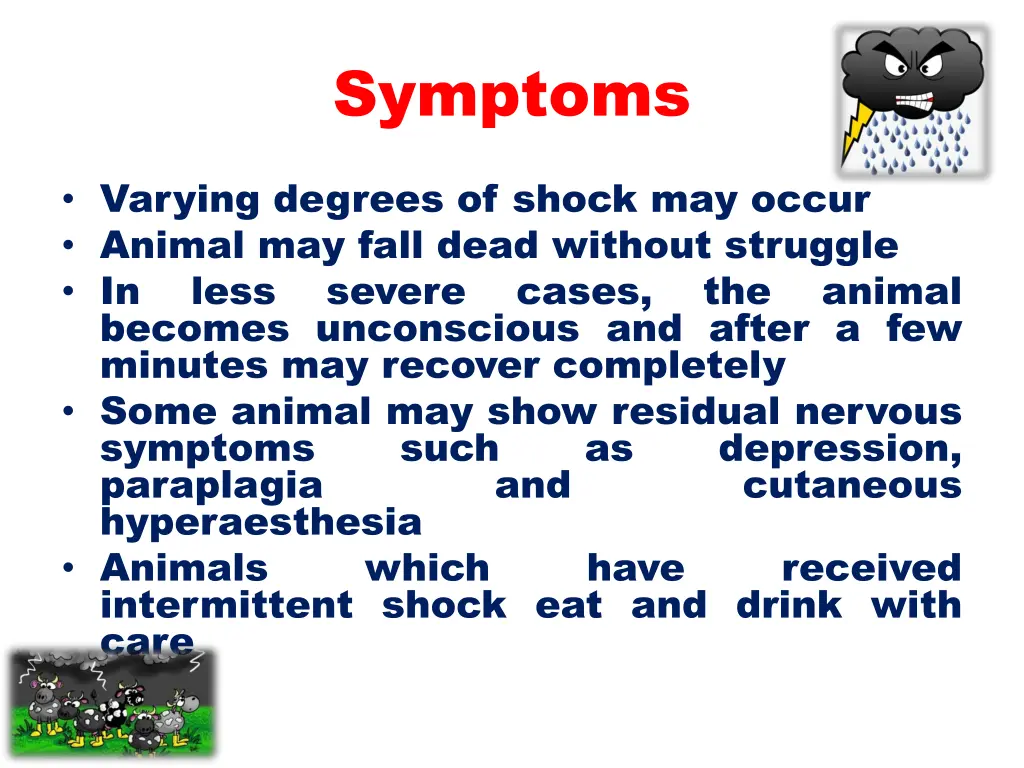 symptoms