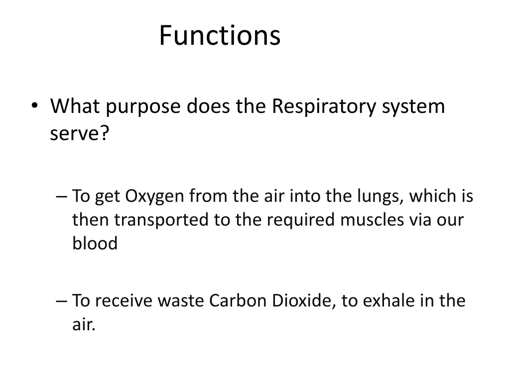 functions