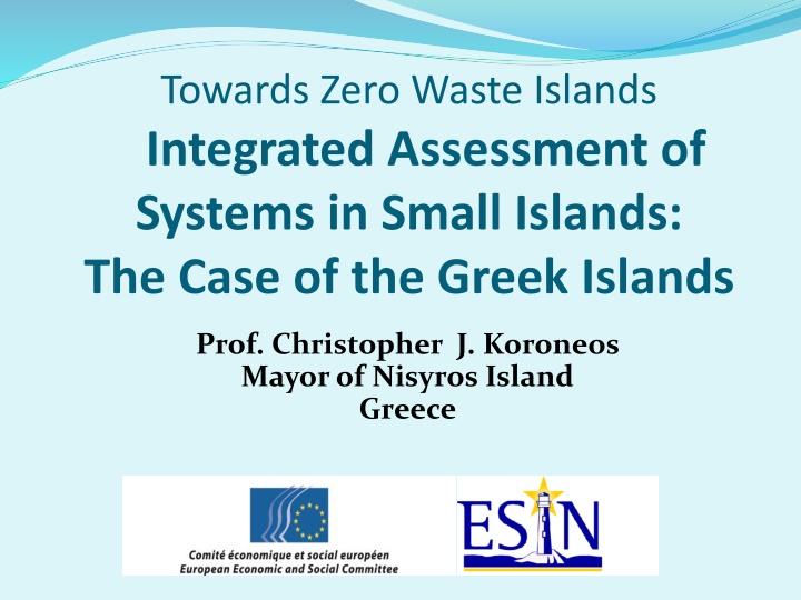 towards zero waste islands integrated assessment