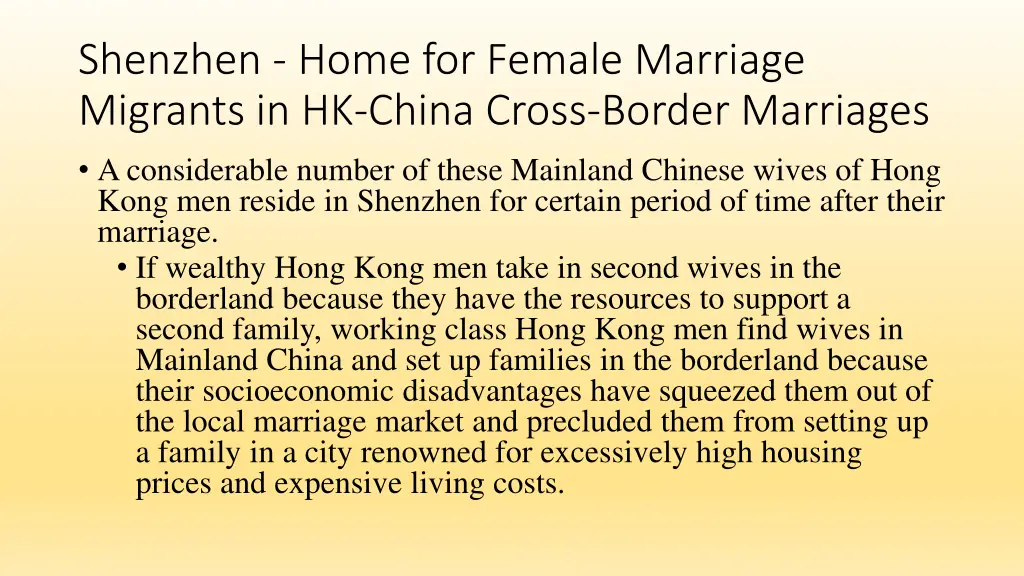 shenzhen home for female marriage migrants