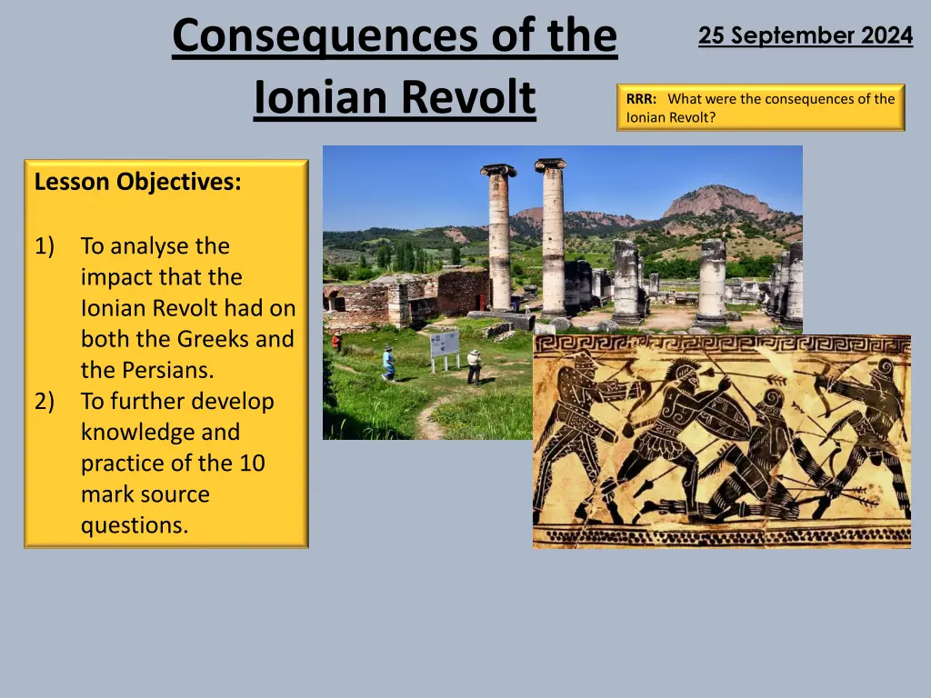 consequences of the ionian revolt