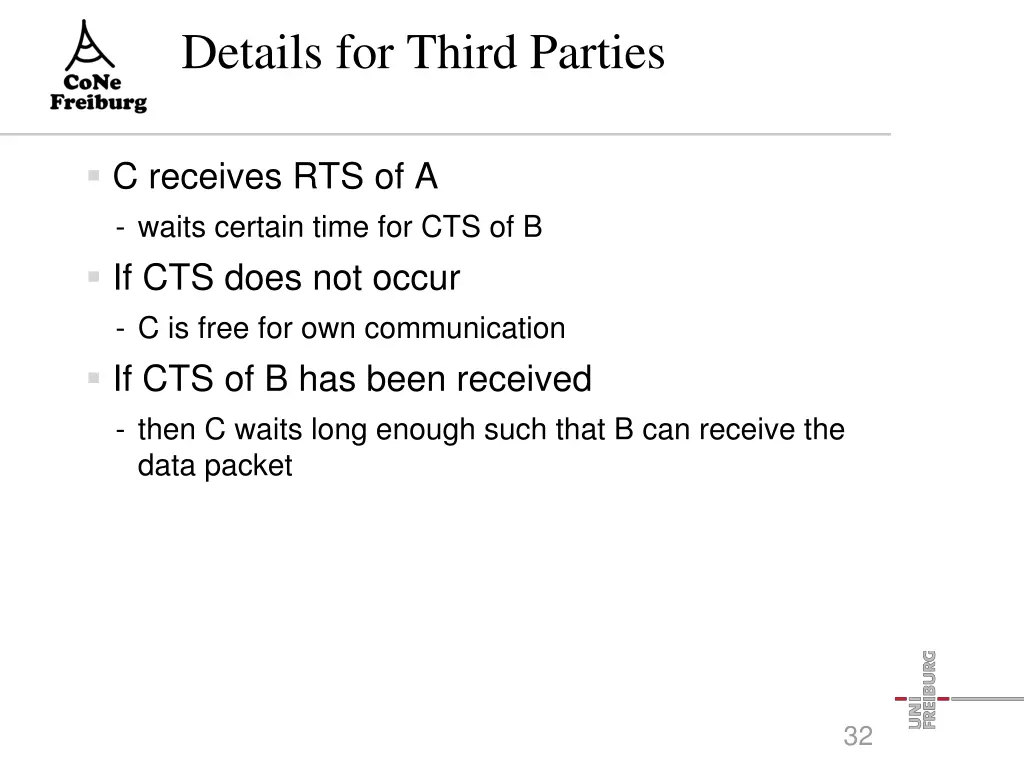 details for third parties