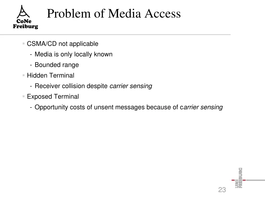 problem of media access