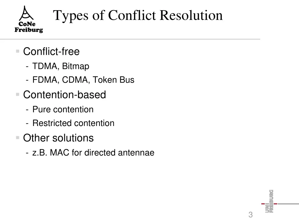 types of conflict resolution