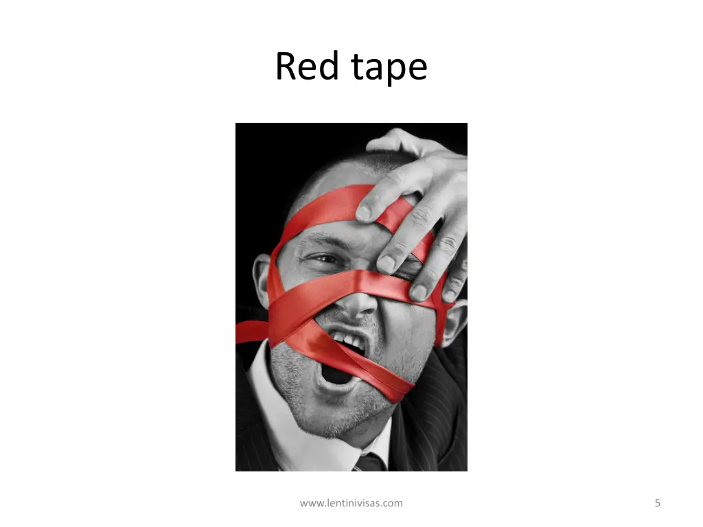 red tape