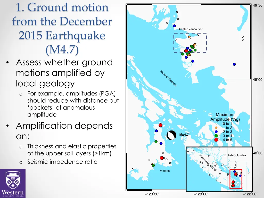 1 ground motion from the december 2015 earthquake