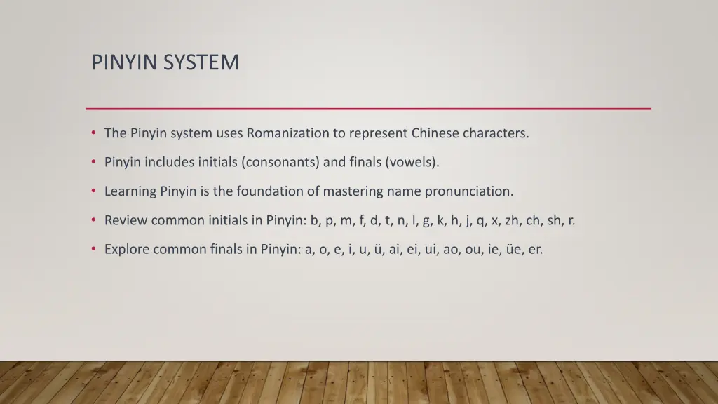 pinyin system