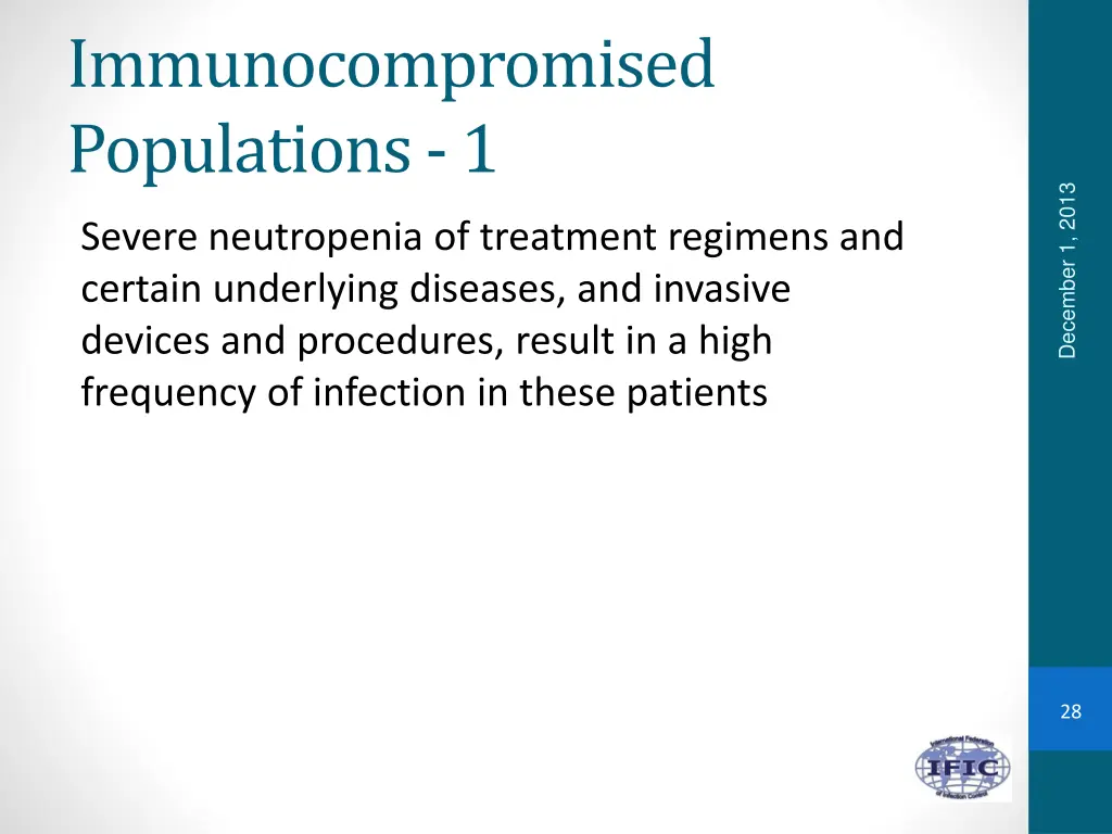 immunocompromised populations 1