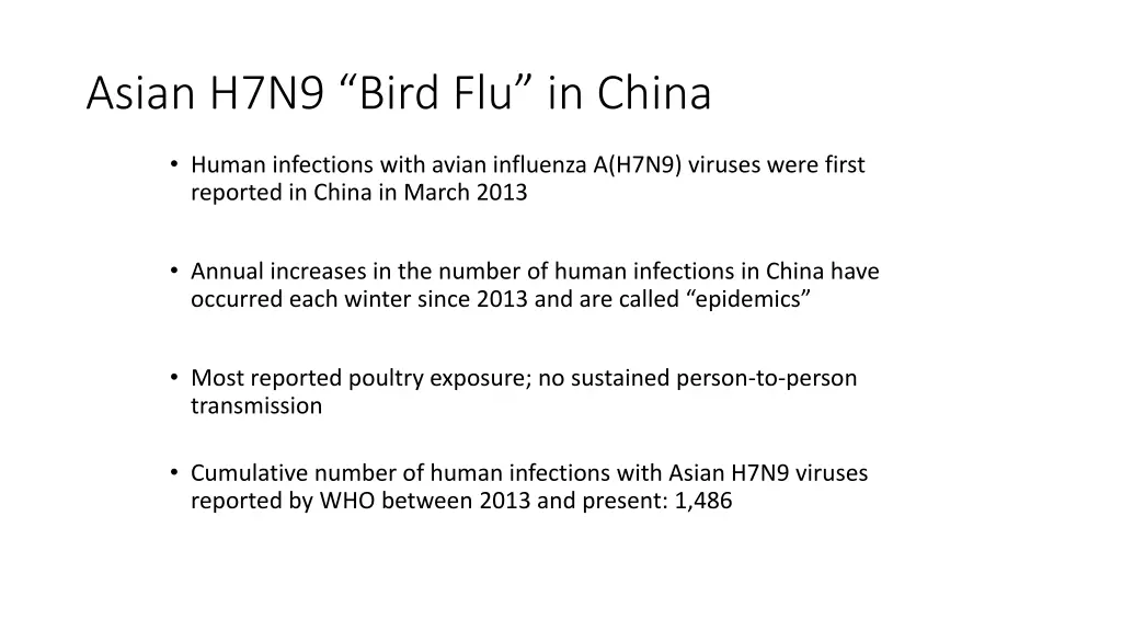 asian h7n9 bird flu in china