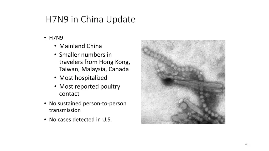 h7n9 in china update