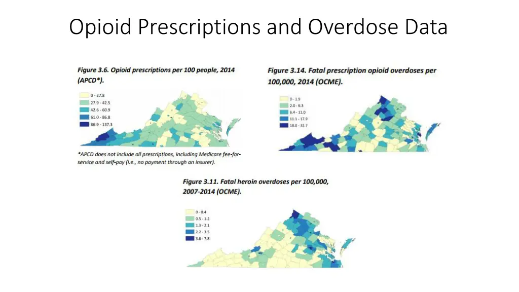 opioid prescriptions and overdose data