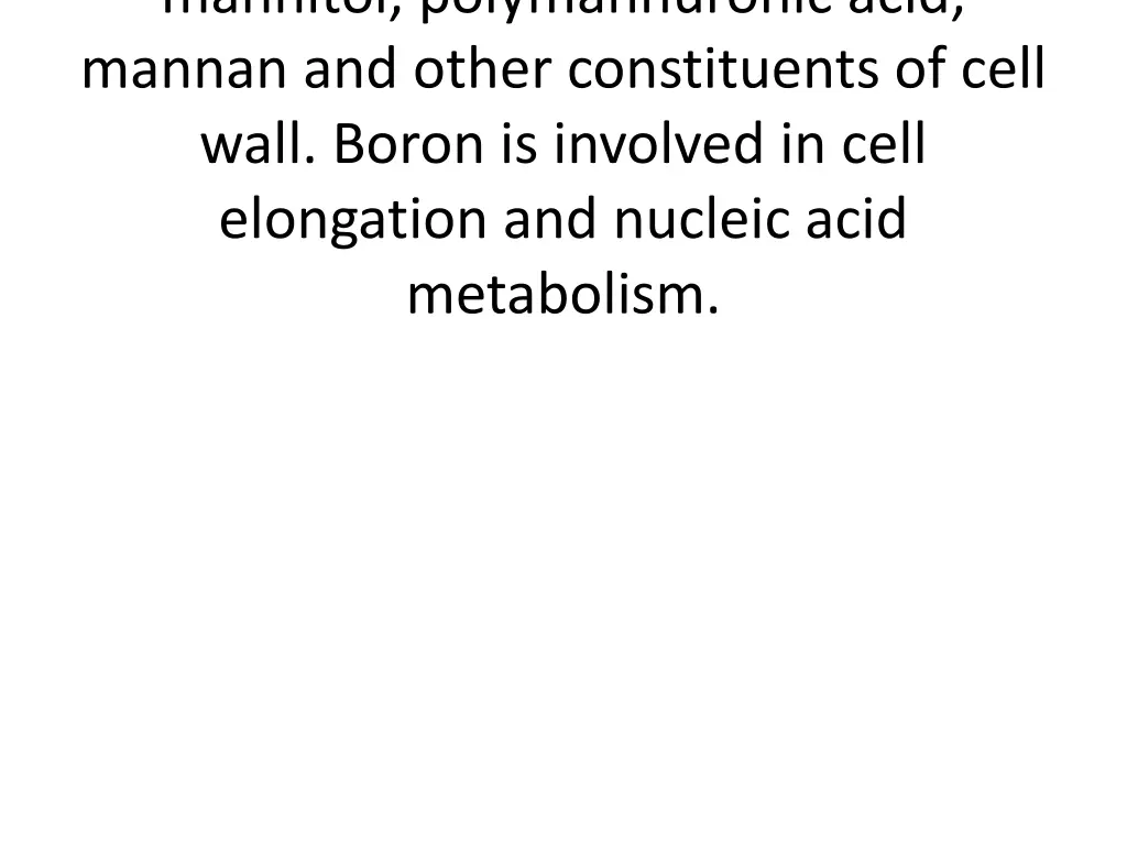 mannitol polymannuronic acid mannan and other