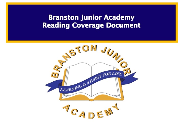 branston junior academy reading coverage document
