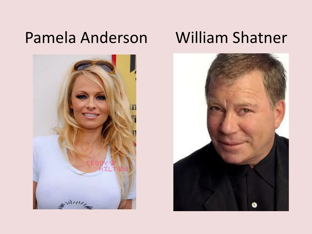 pamela anderson william shatner